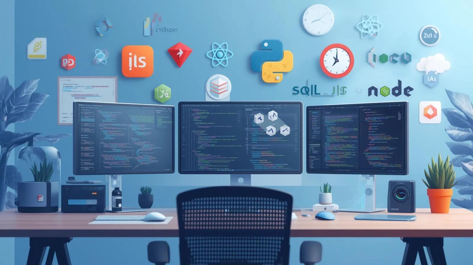 An image describing one of the visuals on the Hire Full Stack Developers page created by Technotery which is Full Stack Development.