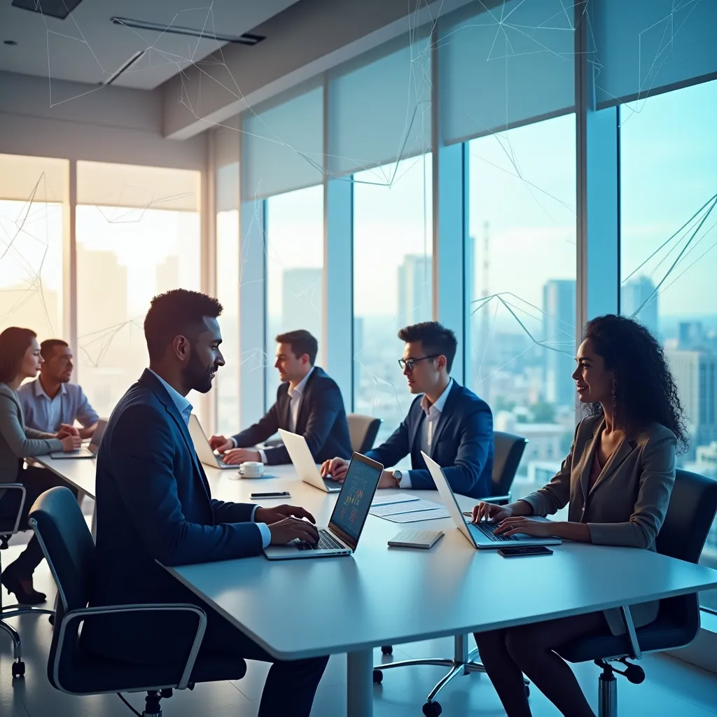 An image describing one of the visuals on the Enterprise AI Engineering and Custom Software page created by Technotery which is 200+ Projects.