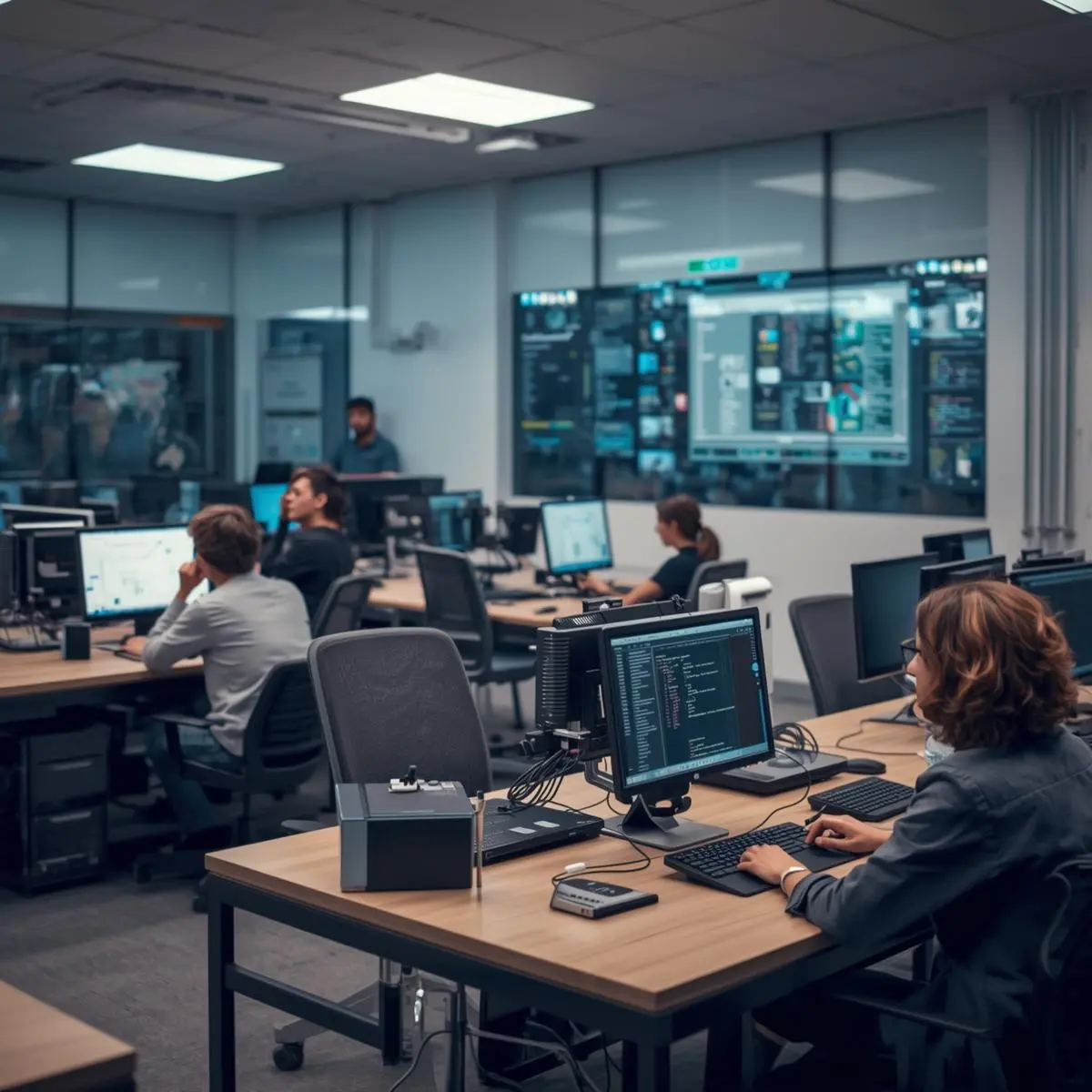 An image describing one of the visuals on the Enterprise AI Engineering and Custom Software page created by Technotery which is edtech.