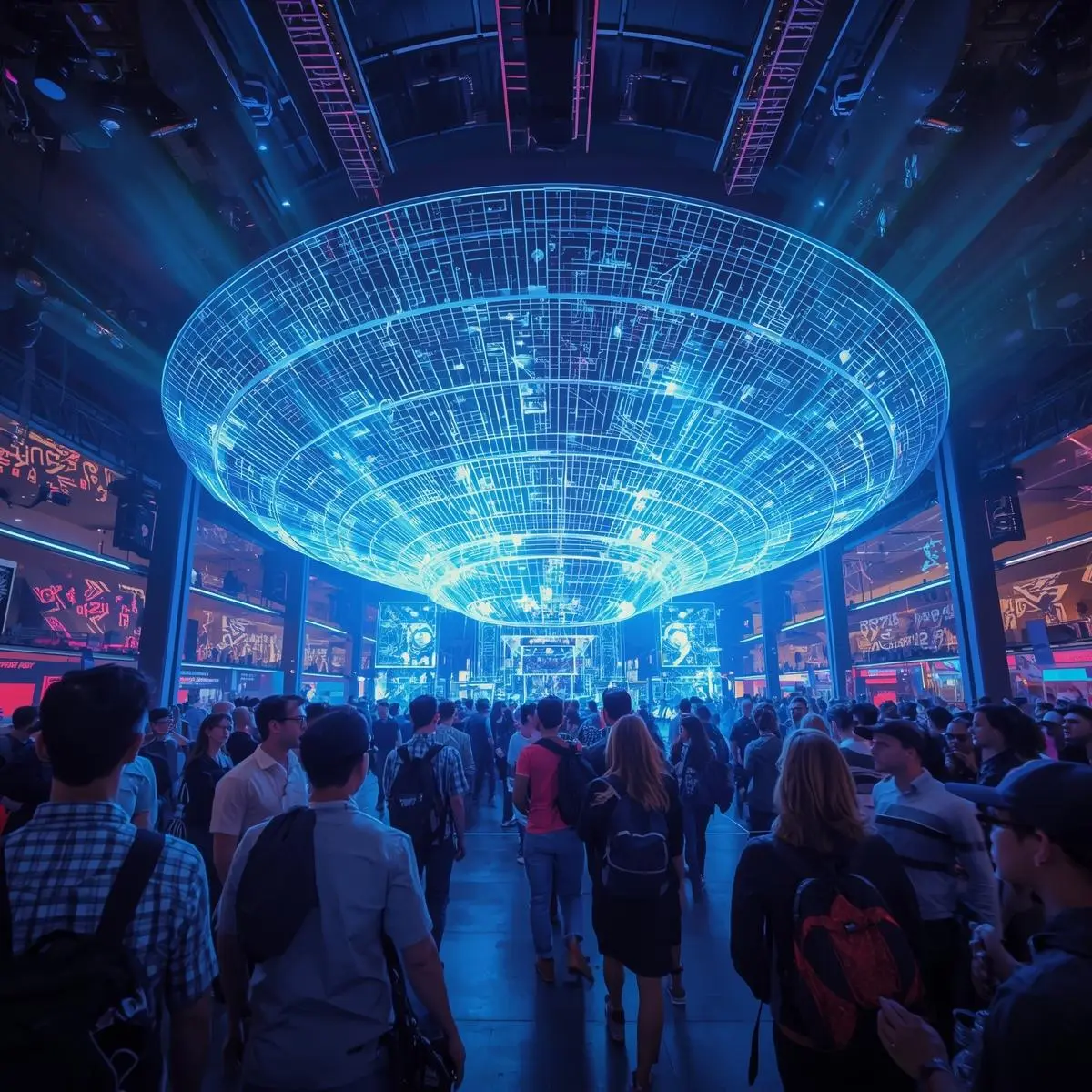 An image describing one of the visuals on the Enterprise AI Engineering and Custom Software page created by Technotery which is EventTech.