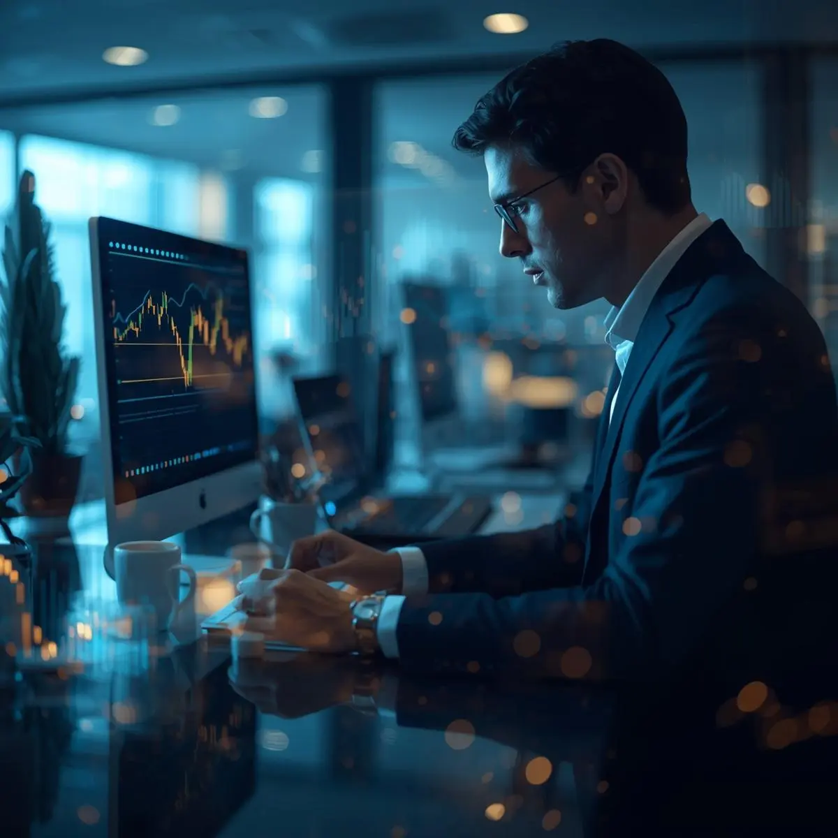 An image describing one of the visuals on the Enterprise AI Engineering and Custom Software page created by Technotery which is Fintech.