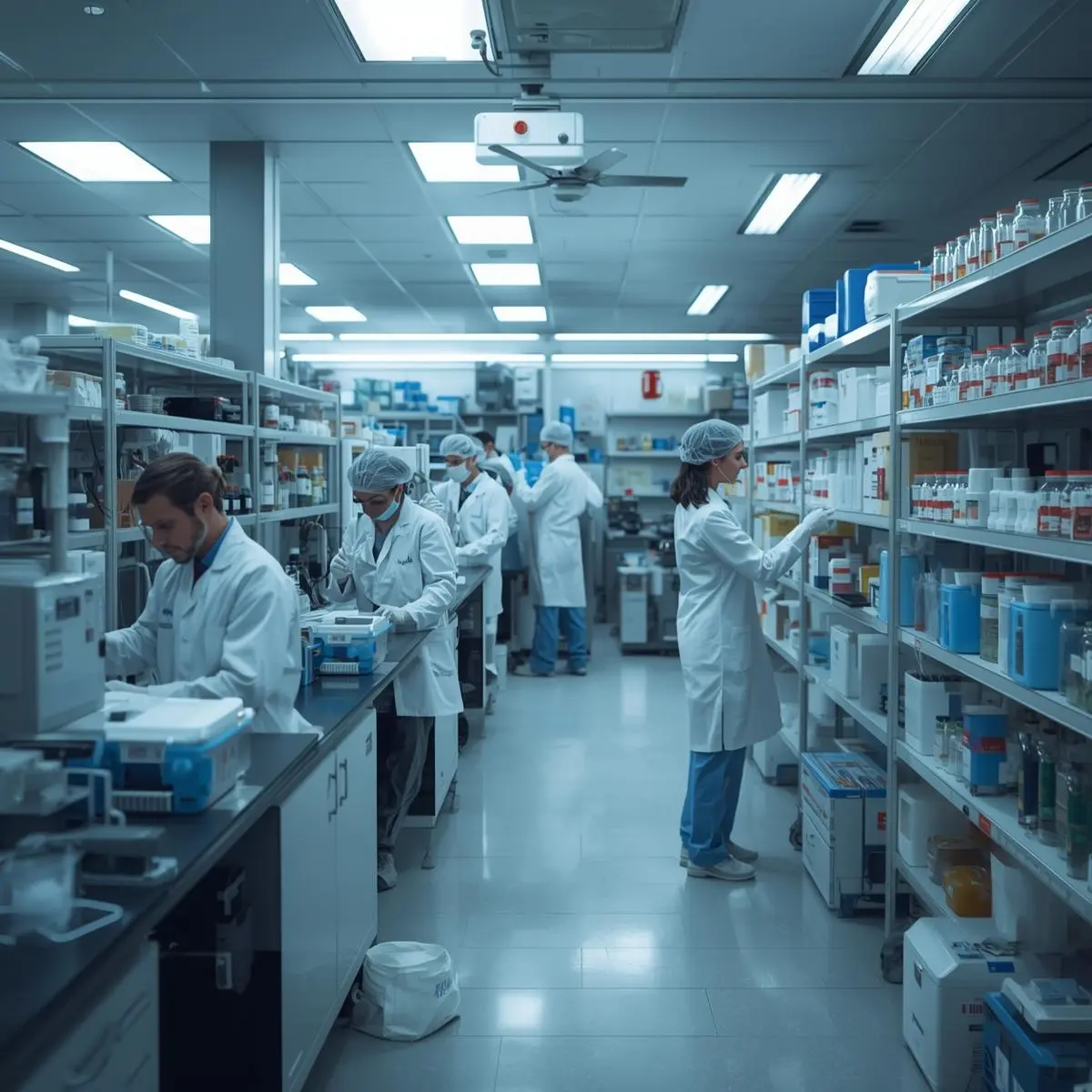 An image describing one of the visuals on the Enterprise AI Engineering and Custom Software page created by Technotery which is Pharmaceutical.