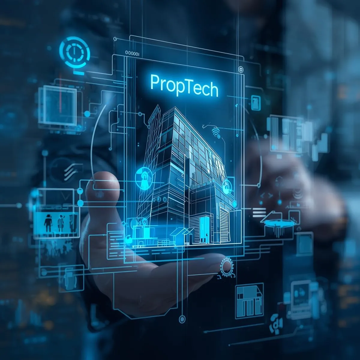 An image describing one of the visuals on the Enterprise AI Engineering and Custom Software page created by Technotery which is PropTech.