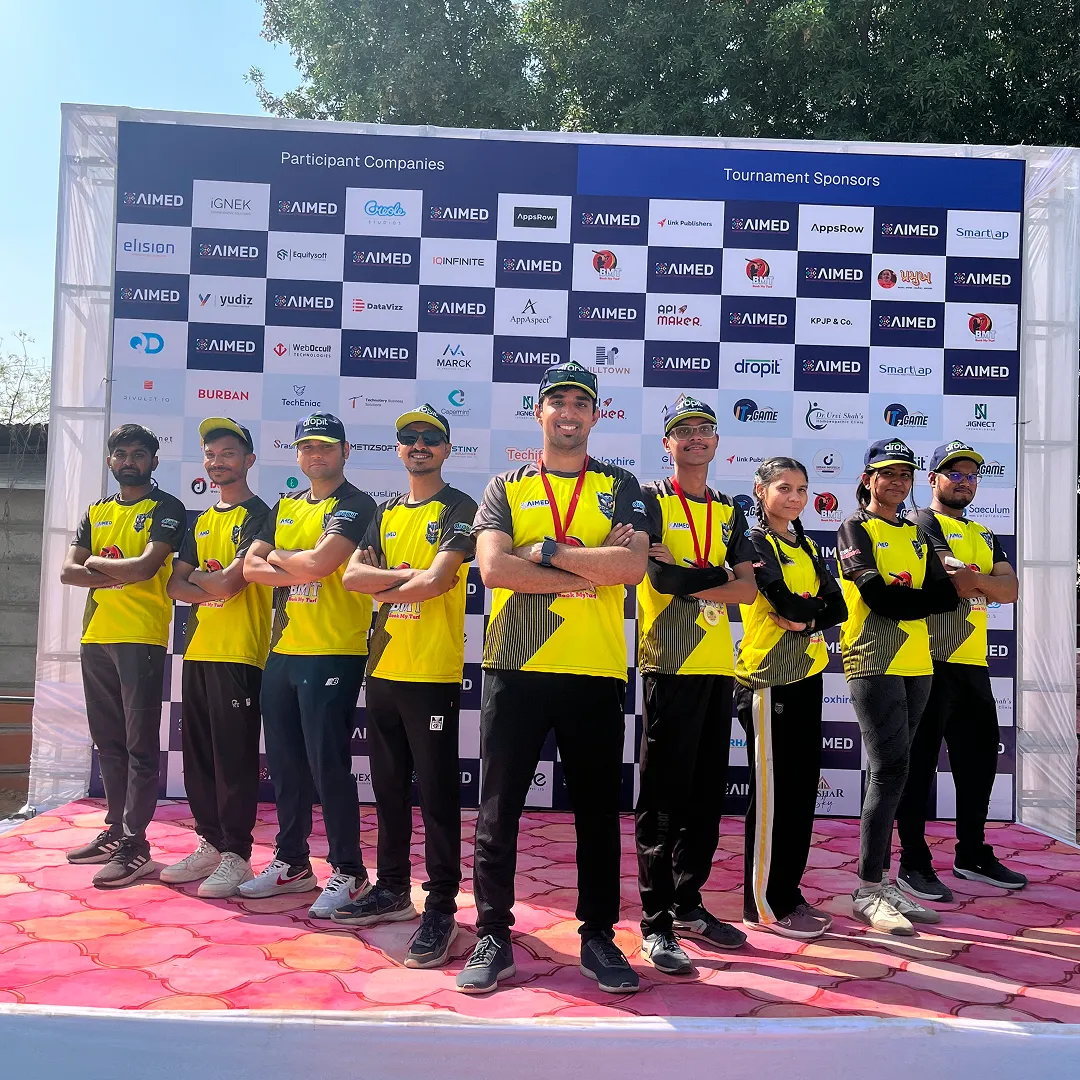 An image describing one of the visuals on the Life at Technotery page created by Technotery which is Cricket Tournament 2025.