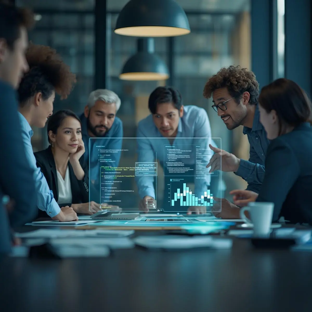 An image describing one of the visuals on the Enterprise Software Services page created by Technotery which is Technotery service delivery.