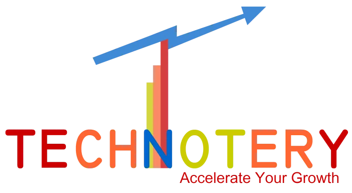 An image representing the Technotery company logo displayed in the footer of the website.